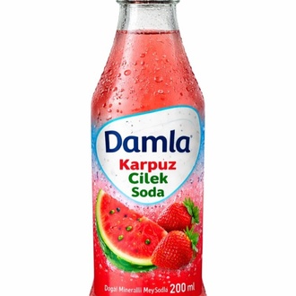 Damla Karpuz Çilek Soda görseli