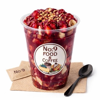 Frambuaz Bardak Waffle görseli