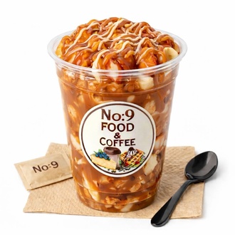 Karamel Bardak Waffle görseli