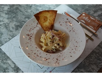 Fettuccine Chicken All Pesto görseli
