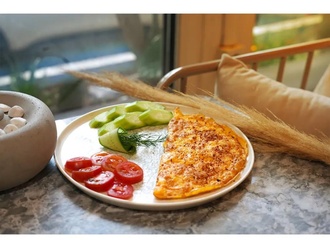 Peynirli Omlet görseli
