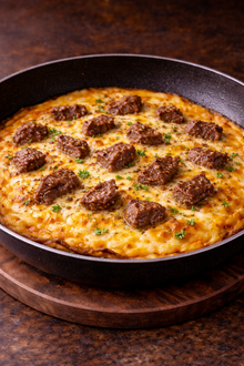 Kavurma & Kaşarlı Omlet görseli