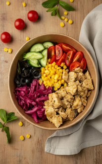 Chicken Mix Salata (Tavuk Salata) görseli