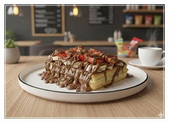 Waffbelg Nostalji Waffle (1 Kişilik) görseli