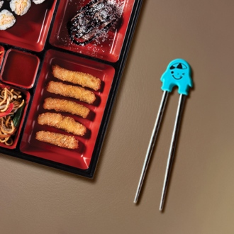 Çocuk Chopstick Mavi görseli