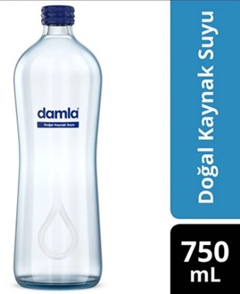 Damla Cam Su ( 750 Ml ) görseli