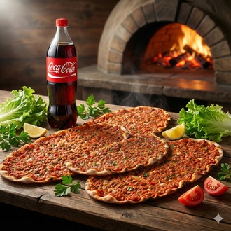 8 Li Lahmacun, Yeşillik, 12 Sıkım Çiğ Köfte,1 Lt İçecek görseli
