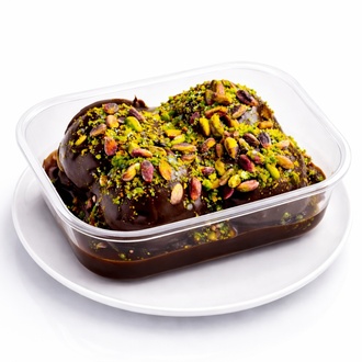 Fıstıklı Şekersiz & Glutensiz Profiterol (350 Gr.) (4 Top) görseli