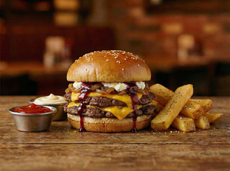 Cherry Lemon Smash Burger görseli