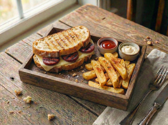 Sucuklu Kaşarlı Tost görseli