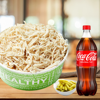 Duble Tavuklu Pilav + 1 Lt Coca Cola Menü görseli
