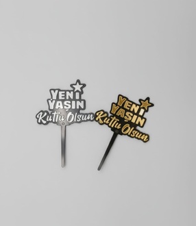 Yeni Yaşın Kutlu Olsun Pleksi görseli