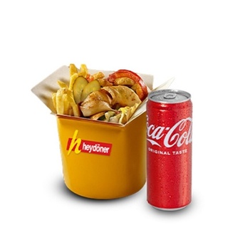 Döner Box Tavuk Döner +Coca Cola (33 Cl.) görseli