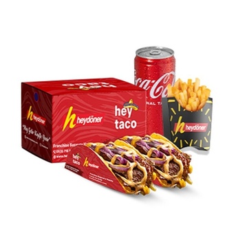 2Li Hey Tako Et Döner + Patates Kızartması(küçük) +Coca Cola (33 Cl.) görseli