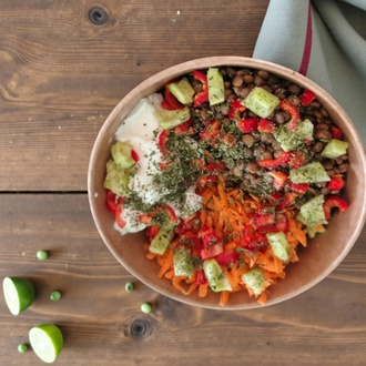 Yeşil Mercimek Salatası (250 Kcal ) görseli