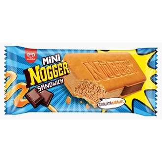Algida Nogger Sandwich Çikolata Kaymak 145 Ml görseli