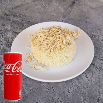 Tavuklu Pilav + Coca-cola (330 Ml.) görseli
