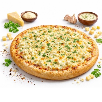 Sarımsaklı Pizza görseli