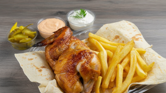 Yarım Çevirme Tavuk görseli