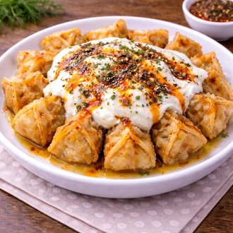 Ev Yapımı Kıymalı Çıtır Mantı görseli