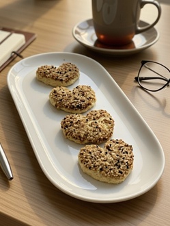 Kalpli Susamlı Tuzlu Kurabiye (300 Gr) görseli