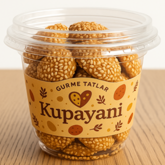 Bardakta Susamlı Tuzlu Kurabiye - ( 80 Gr) görseli