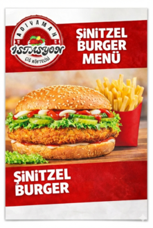 Şinitzel Burger görseli