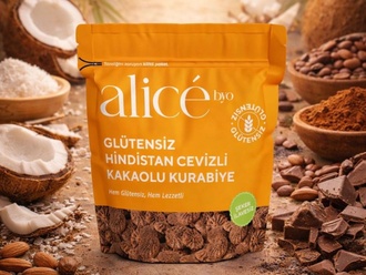 Glutensiz Hindistan Cevizli Kakaolu Kurabiye görseli