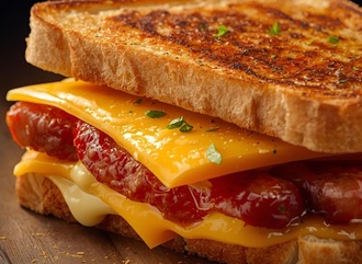 İki Peynirli, Sucuklu Tost görseli