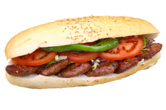 Cevapi Köfte Sandwich görseli