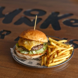 Köz Patlıcan Burger görseli