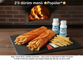 2’Li Dürüm Menü görseli