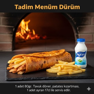 Tadım Menüm Dürüm görseli