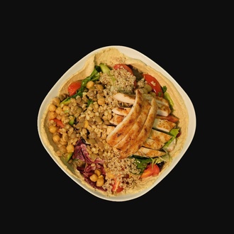 Kinoalı Izgara Tavuk Salata + 330 Ml. Coca Cola görseli
