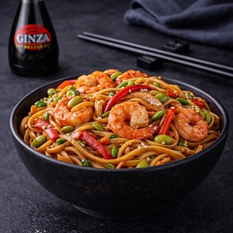 Karidesli Noodle (Shrimp Noodle) görseli