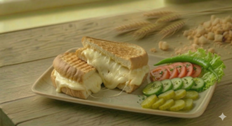 Yarım Ekmek Arası Beyaz Peynirli Tost görseli
