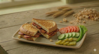 Yarım Ekmek Arası Sucuklu Tost görseli