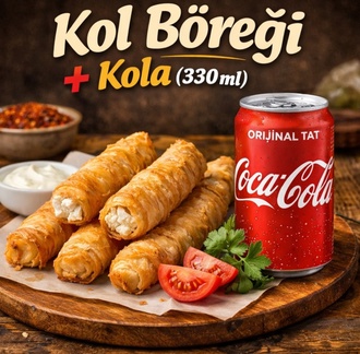 Kıymalı Kol Böreği 500 Gr  + (Coca Cola 330 Ml) görseli