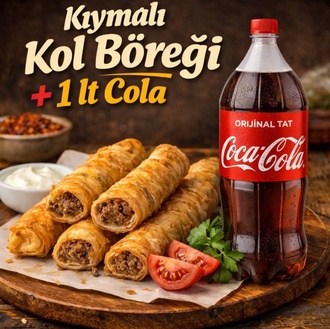 Kıymalı Kol Böreği 750 Gr  + (Coca Cola 1Lt) görseli