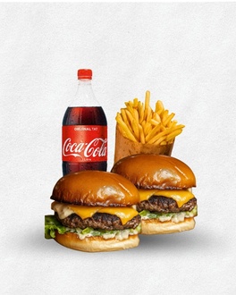 2'Li Coca Cola Mars Cheeseburger Menü görseli