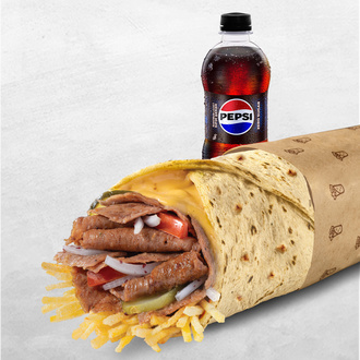 Cheddarlı Et Döner Menü görseli