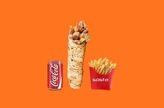 Sosta Tavuk Döner Dürüm & Patates Kızartması & Kutu İçecek Menü görseli