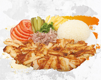 Pilav Üstü Tavuk Döner (130 Gr) görseli