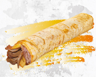Klasik Et Dürüm Menü (80 Gr) görseli