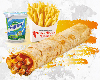 Extra Dürüm Tavuk Menü (100 Gr) görseli