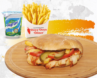 Tombik Tavuk Döner Menü (60 Gr) görseli