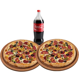 Coca Cola Fırsatı 2 Karışık Pizza - Orta görseli