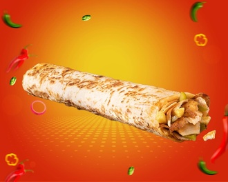 Ankara Usulü Tavuk Döner Dürüm görseli