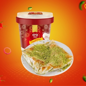 Dondurma + Katmer Tatlısı görseli