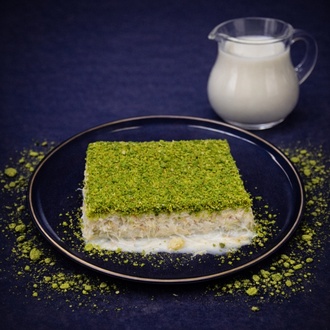 Fıstıklı Sütlü Kadayıf (500Gr) görseli